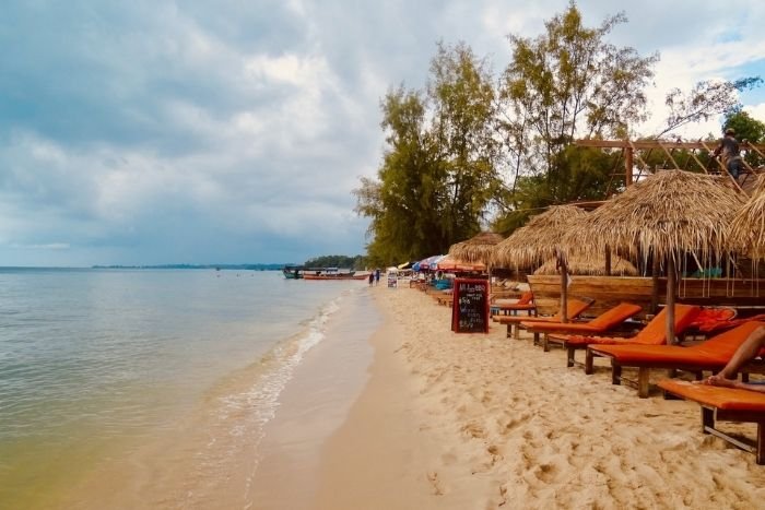 Southern Cambodia beneath a tropical sky